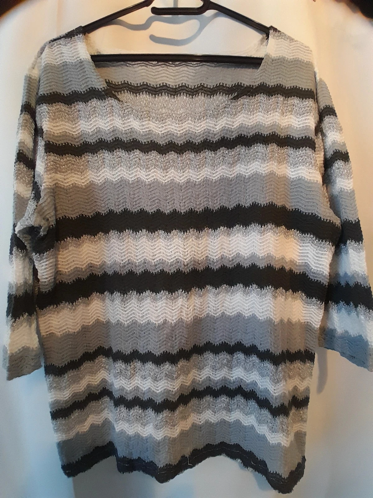 Haut femme à manches 3/4, Marque Damart, Taille 46/48